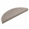 VidaXL Stufenmatten selbstklebend 30 Stück Sisaloptik 56x17x3cm silberfarben