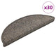VidaXL Stufenmatten selbstklebend Sisaloptik 30 Stk. 56x17x3 cm grau-beige