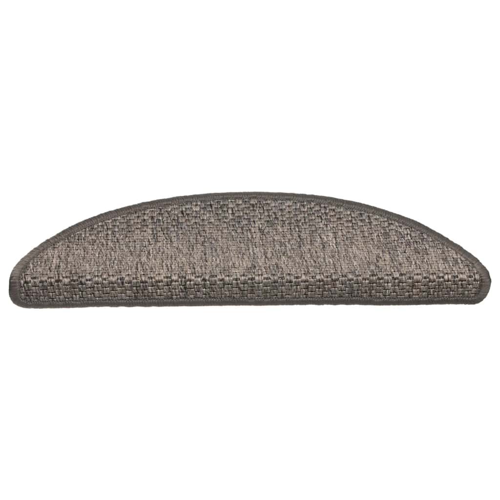 VidaXL Stufenmatten selbstklebend Sisaloptik 30 Stk. 56x17x3 cm grau-beige