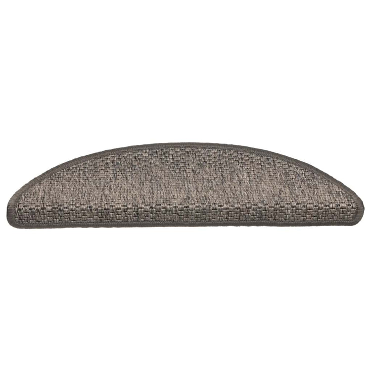 VidaXL Stufenmatten selbstklebend Sisaloptik 30 Stk. 56x17x3 cm grau-beige