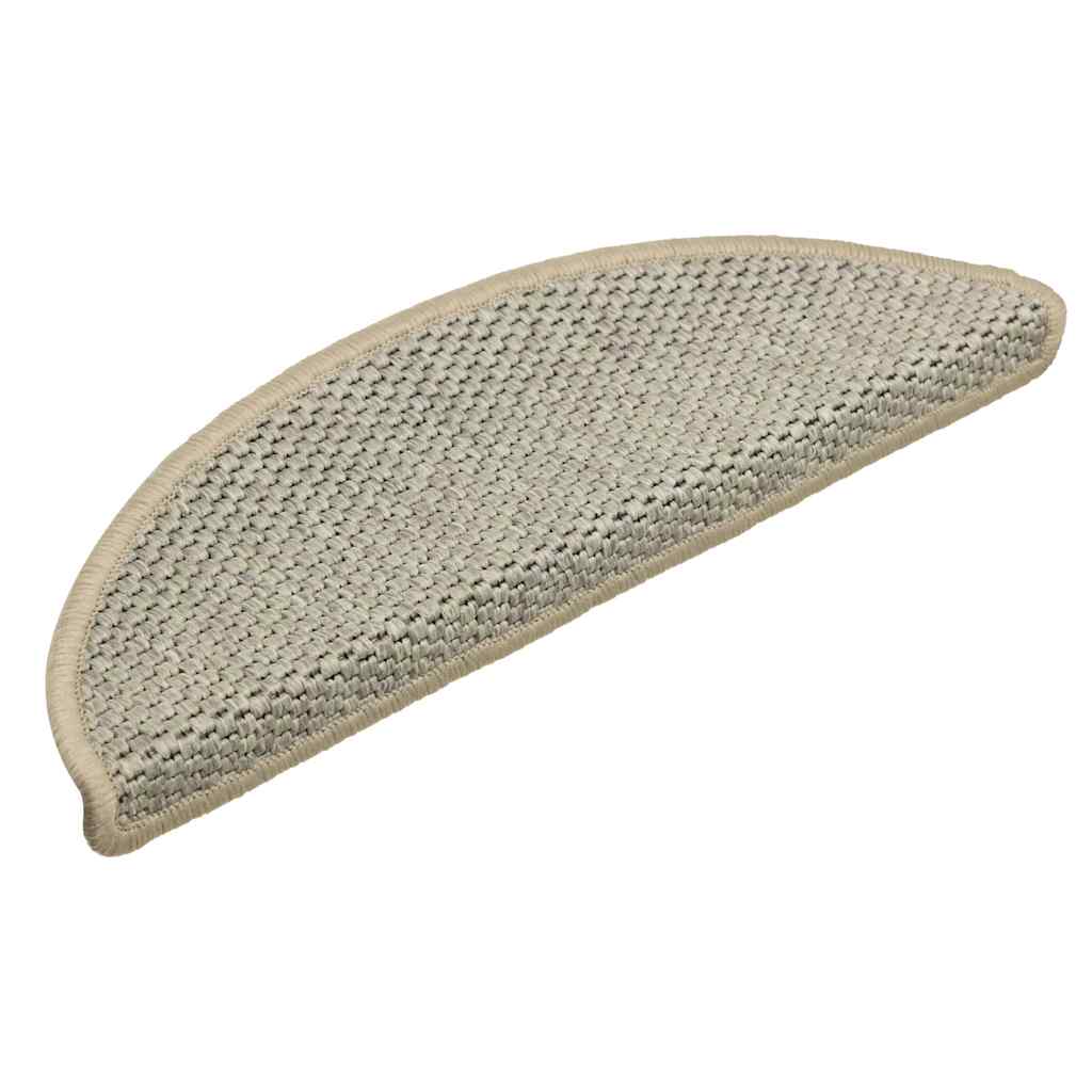VidaXL Stufenmatten selbstklebend Sisaloptik 30 Stk. 56x17x3 cm Hellgrün
