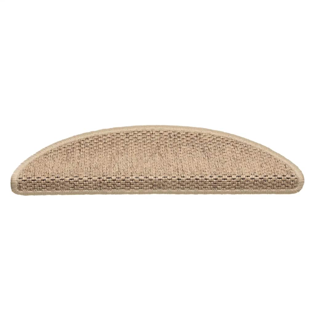VidaXL Stufenmatten selbstklebend Sisaloptik 30 Stk. 56x17x3 cm Sand
