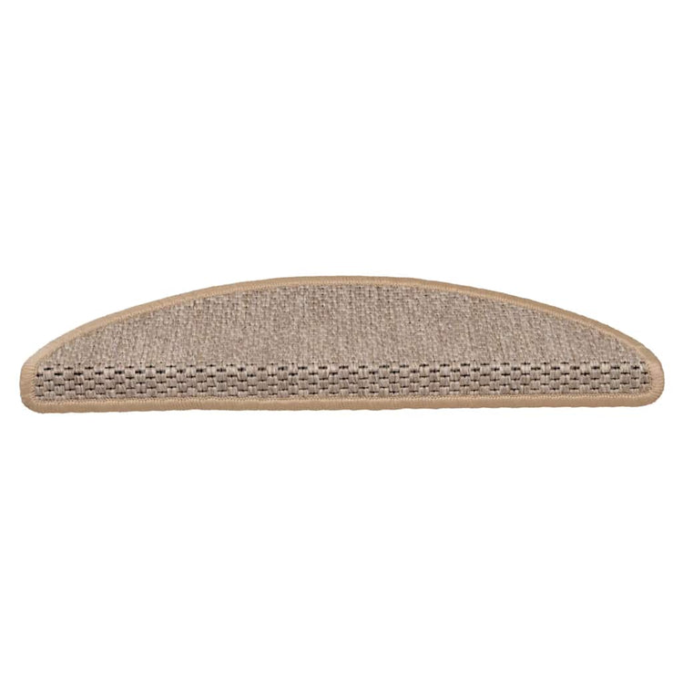 VidaXL Stufenmatten selbstklebend Sisaloptik 30 Stk. 56x17x3 cm Hellbeige