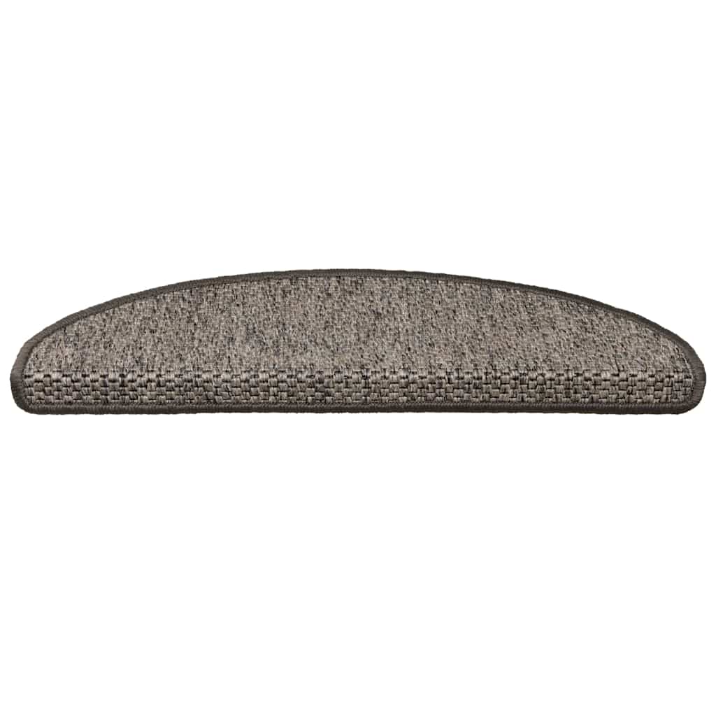VidaXL Stufenmatten selbstklebend Sisaloptik 30 Stk. 65x21x4 cm Grau-Beige