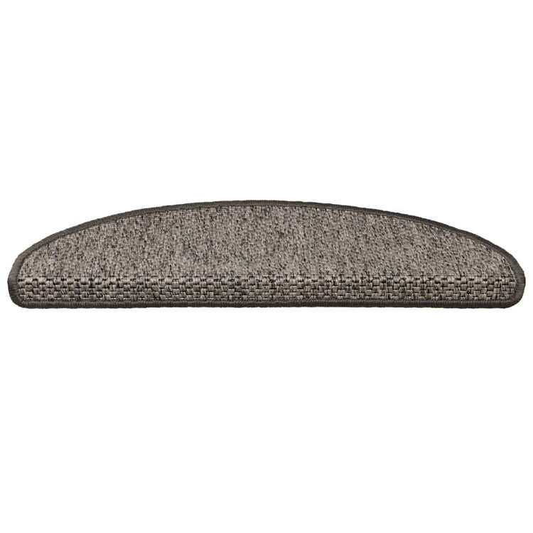 VidaXL Stufenmatten selbstklebend Sisaloptik 30 Stk. 65x21x4 cm Grau-Beige