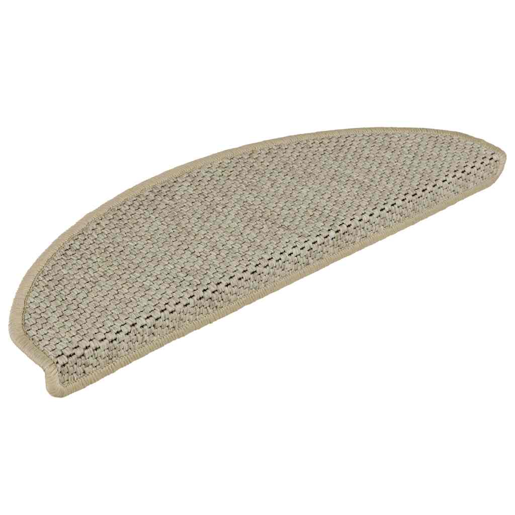 Vidaxx Stufenmatten selbstklebend Sisaloptik 30 Stk 65x21x4 cm Hellgrün