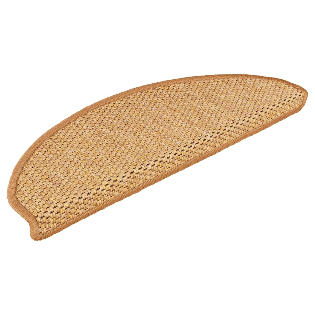 VidaXL Stufenmatten selbstklebend Sisaloptik 30 Stk 65x21x4 cm Sisal