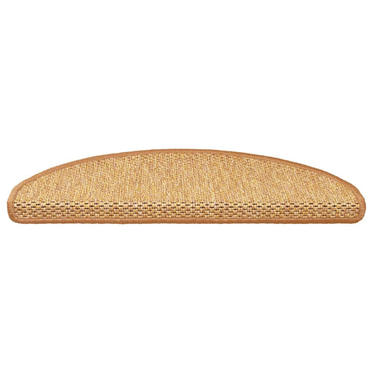 VidaXL Stufenmatten selbstklebend Sisaloptik 30 Stk 65x21x4 cm Sisal