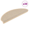 Vidaxx Stufenmatten selbstklebend Sisaloptik 30 Stk 65x21x4 cm Berber