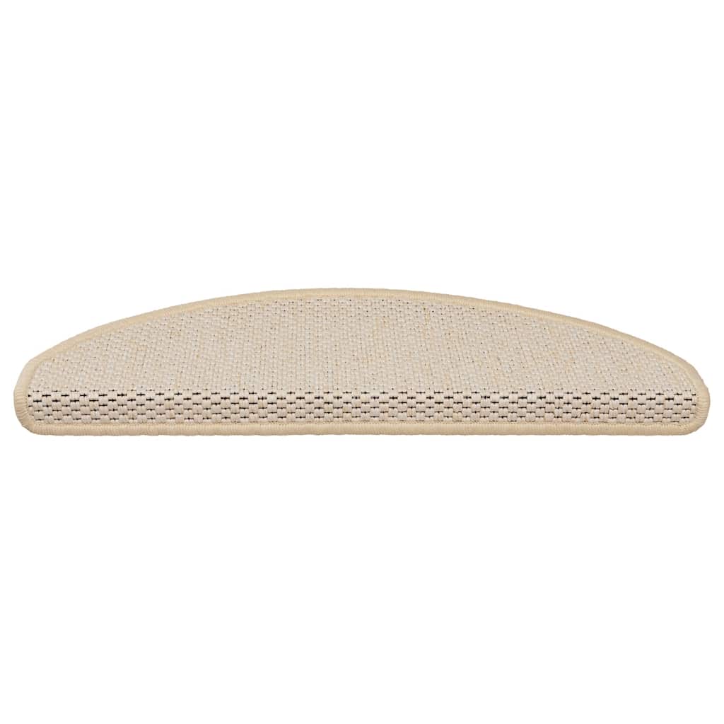 Vidaxx Stufenmatten selbstklebend Sisaloptik 30 Stk 65x21x4 cm Berber