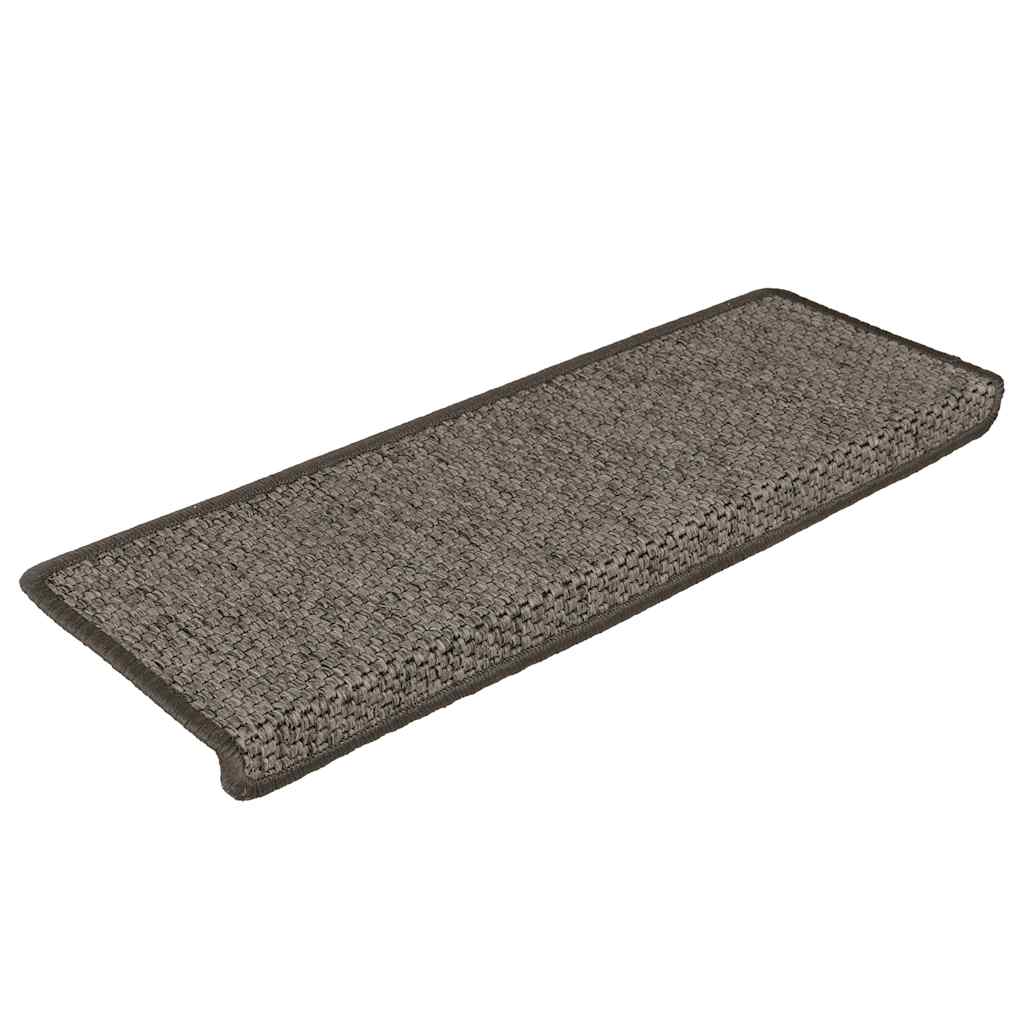 VidaXL Stufenmatten selbstklebend Sisaloptik 30 Stk. 65x21x4 cm Grau Beige