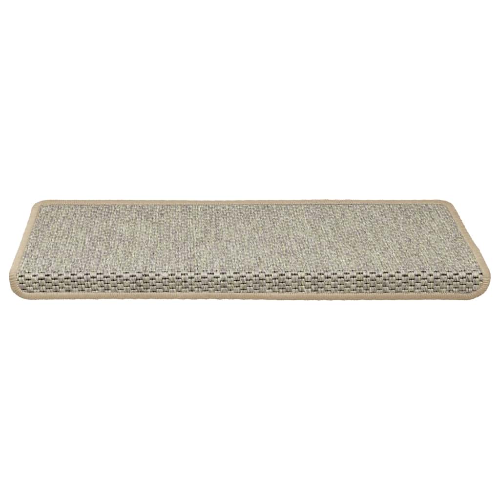 VidaXL Stufenmatten selbstklebend Sisaloptik 30 Stk. 65x21x4 cm Grün