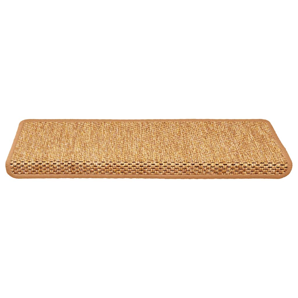 VidaXL Stufenmatten selbstklebend 30 St. Sisaloptik 65x21x4 cm Sisal