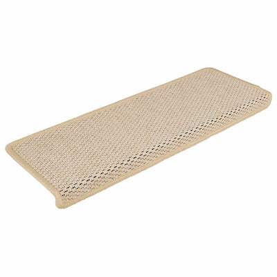 VidaXL Stufenmatten selbstklebend 30 Stk. Sisaloptik 65x21x4 cm Berber