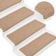 VidaXL Stufenmatten selbstklebend 30 Stück 65x24,5x3,5 cm Beige
