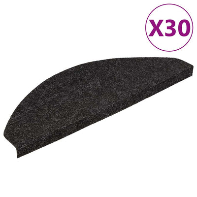 VidaXL Stufenmatten selbstklebend 30 Stück 65x22,5x3,5 cm Anthrazit