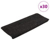 VidaXL Stufenmatten selbstklebend 30 Stück 65x24,5x3,5 cm Anthrazit