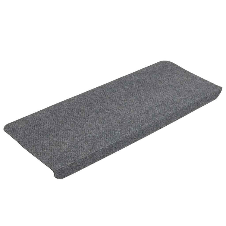 VidaXL Stufenmatten selbstklebend 30 Stück 65x24,5x3,5 cm grau