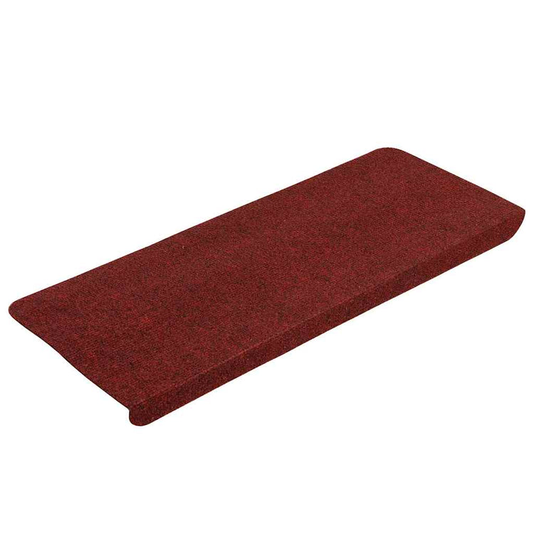 VidaXL Stufenmatten selbstklebend 30 Stück 65x24,5x3,5 cm rot