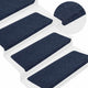 VidaXL Stufenmatten selbstklebend 30 Stück 65x24,5x3,5 cm blau