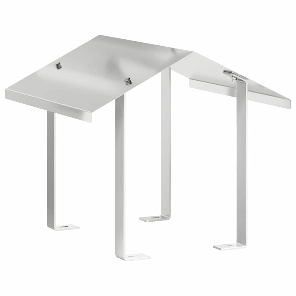 Vidaxx Rauchhaube Silber 40 x 40 x 37,5 cm Edelstahl