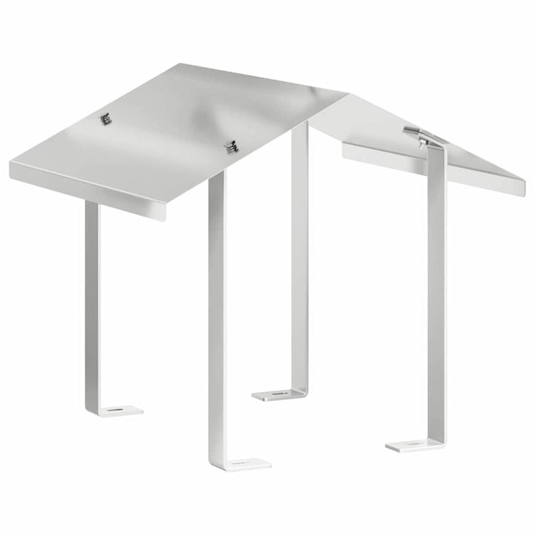 Vidaxx Rauchhaube Silber 40 x 40 x 37,5 cm Edelstahl