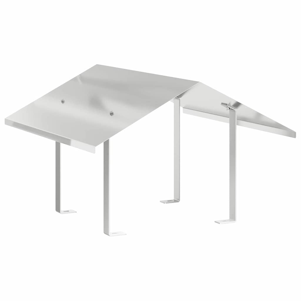 Vidaxx Rauchhaube Silber 60 x 60 x 38 cm Edelstahl