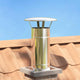 Vidaxx Regenschutz für Kamin Silber 35 x 35 x 20 cm