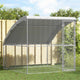 Vidaxl Hühnerstall Silber 2 x 2 x 2 m aus verzinktem Stahl