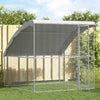 Vidaxl Hühnerstall Silber 2 x 2 x 2 m aus verzinktem Stahl