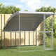 Vidaxl Hundehütte mit Stauraum Silber 2 x 2 x 2 m verzinkter Stahl