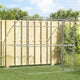 Vidaxl Hundehütte mit Stauraum Silber 2 x 2 x 2 m verzinkter Stahl