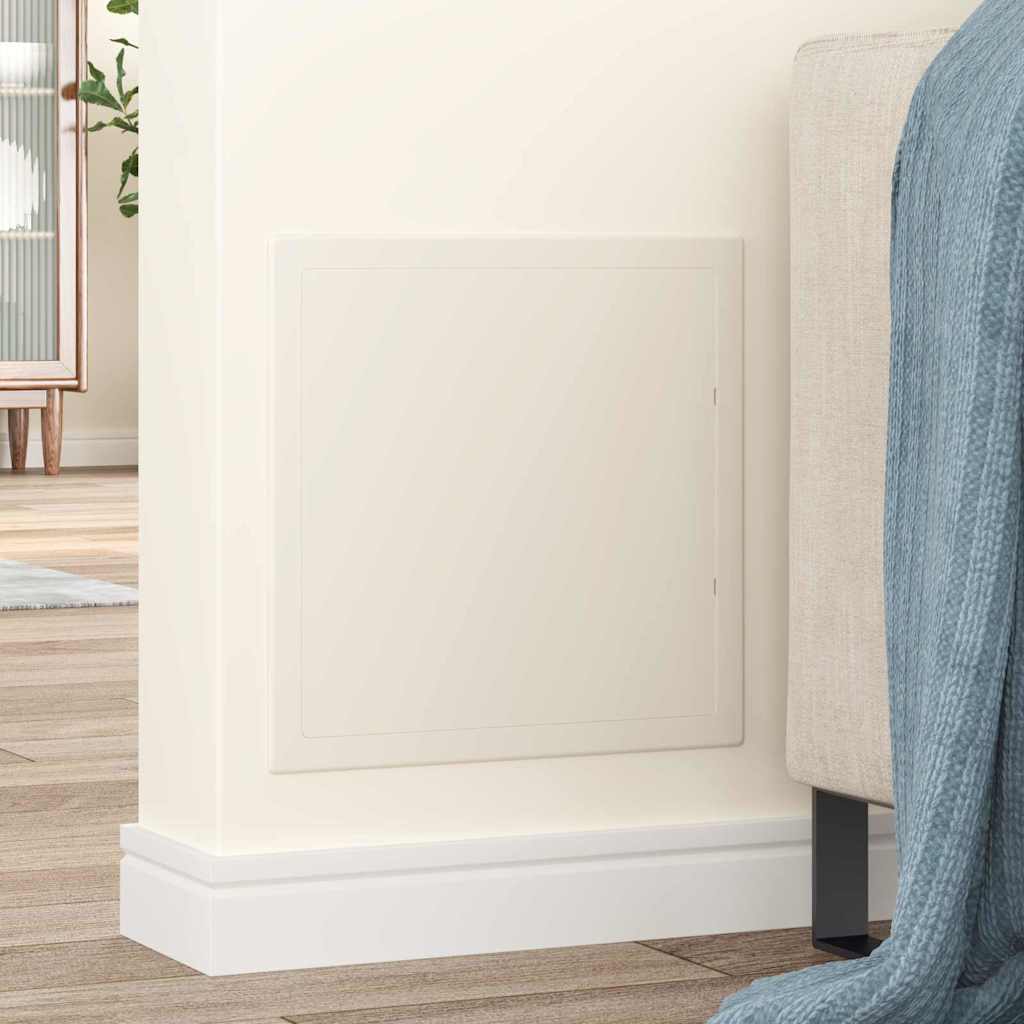 Vidaxx Zugangsplatten weiß 30 x 30 cm ABS-Kunststoff