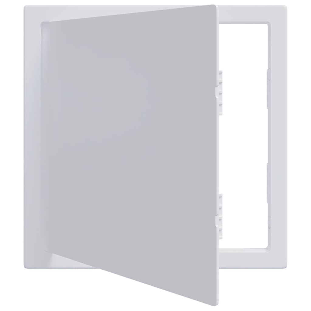 Vidaxx Zugangsplatten weiß 30 x 30 cm ABS-Kunststoff