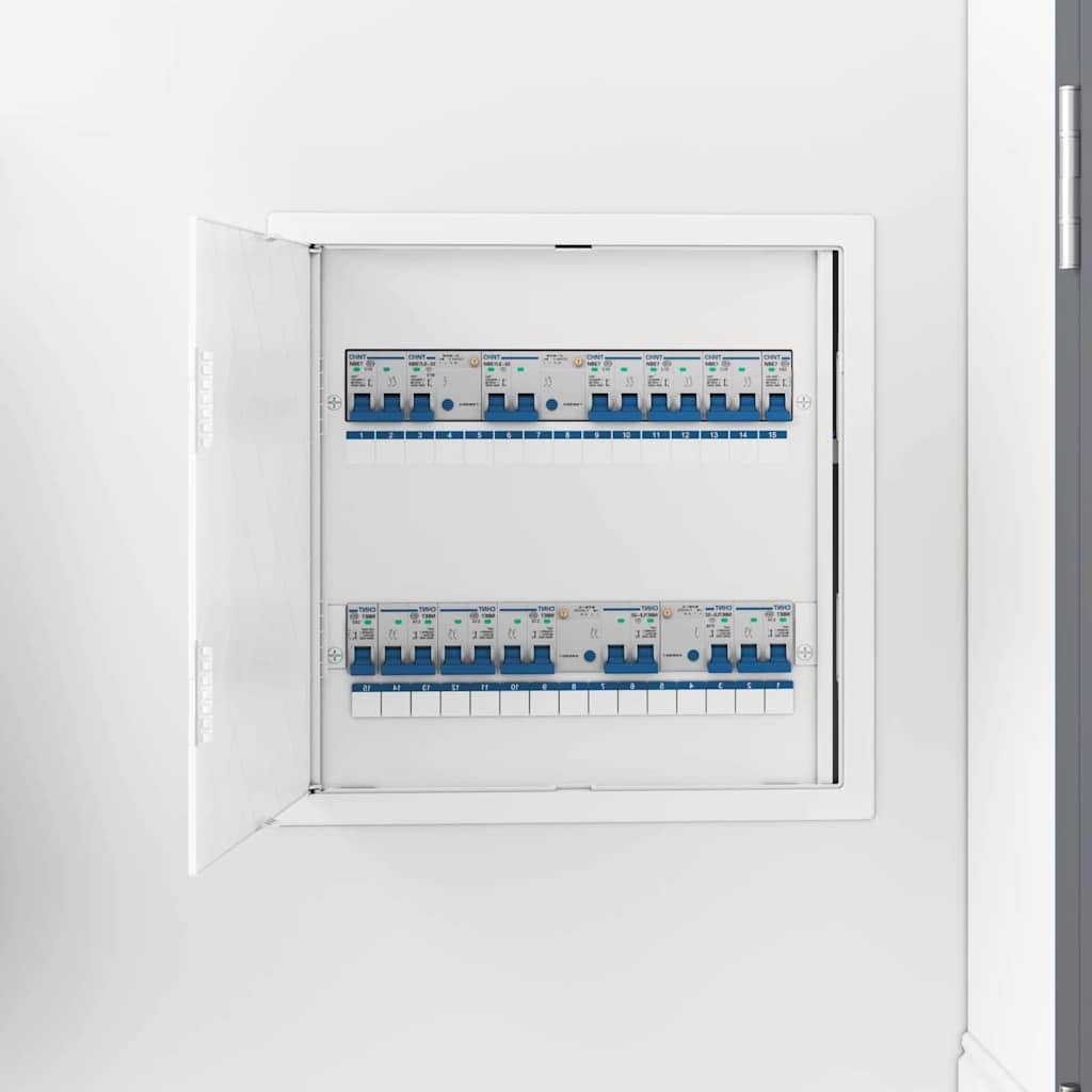Vidaxx Zugangsplatten weiß 40 x 40 cm ABS-Kunststoff