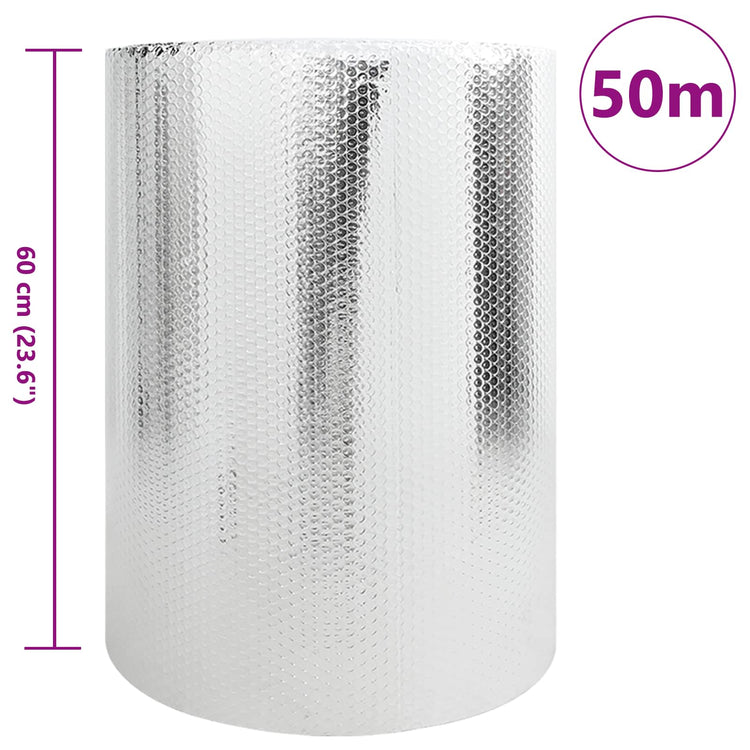 Vidaxx Heizkörperfolie Silber 50 x 0,6 m Polyethylen