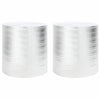 Vidaxx Heizkörperfolie 2 Stk. Silber 25 x 0,5 m Polyethylen