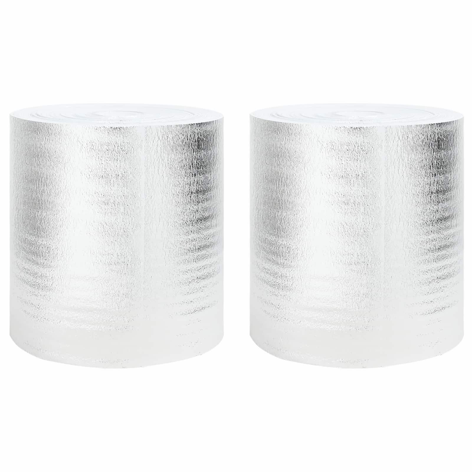 Vidaxx Heizkörperfolie 2 Stk. Silber 25 x 0,5 m Polyethylen