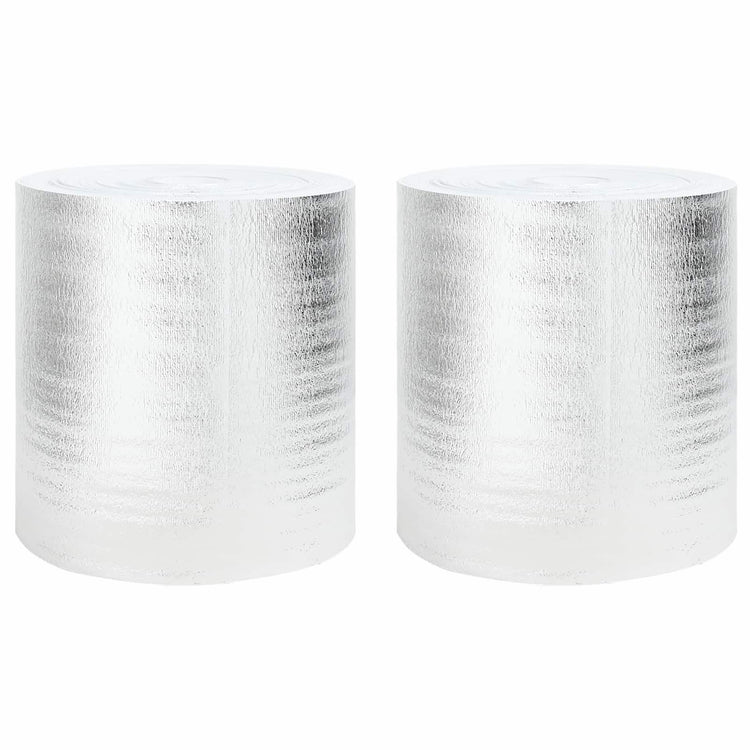 Vidaxx Heizkörperfolie 2 Stk. Silber 25 x 0,5 m Polyethylen