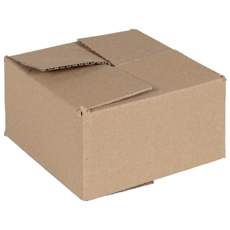Vidaxx Faltschachtel mit Aufbewahrung 50 Stück Natur 15 x 15 x 8 cm Karton