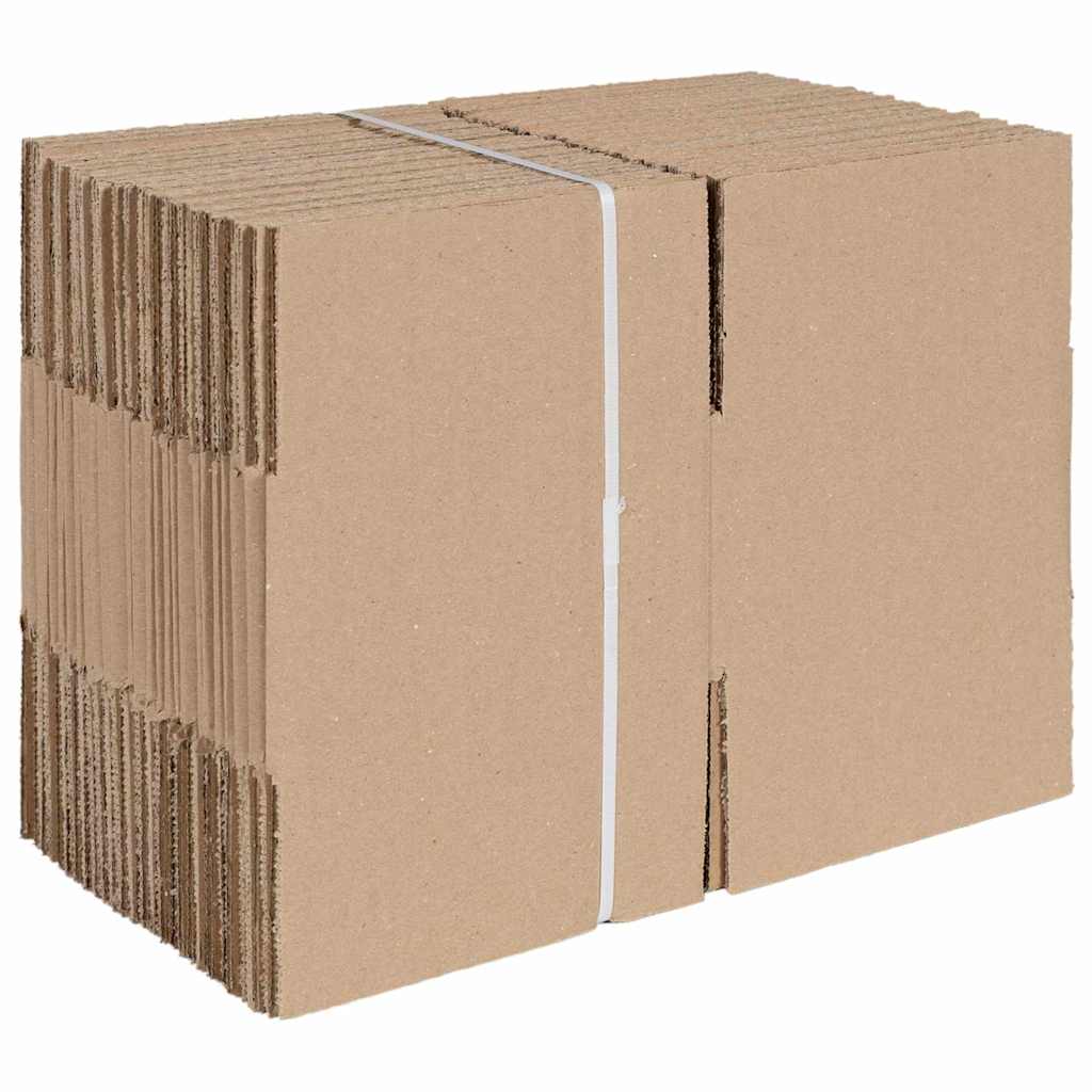 Vidaxx Faltschachtel mit Aufbewahrung 50 Stück Natur 15 x 15 x 8 cm Karton