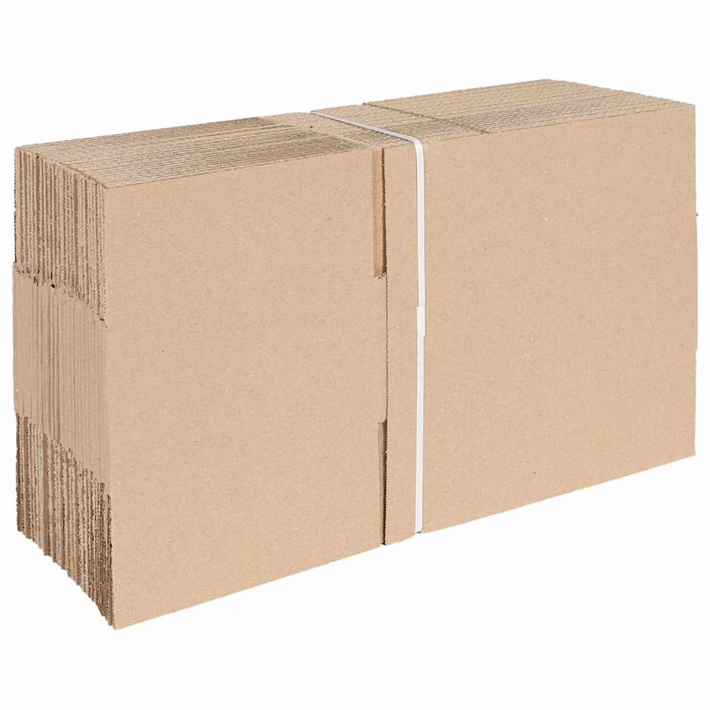 Vidaxx Faltbox mit Aufbewahrung 50 Stück Natur 25 x 17,5 x 10 cm Karton