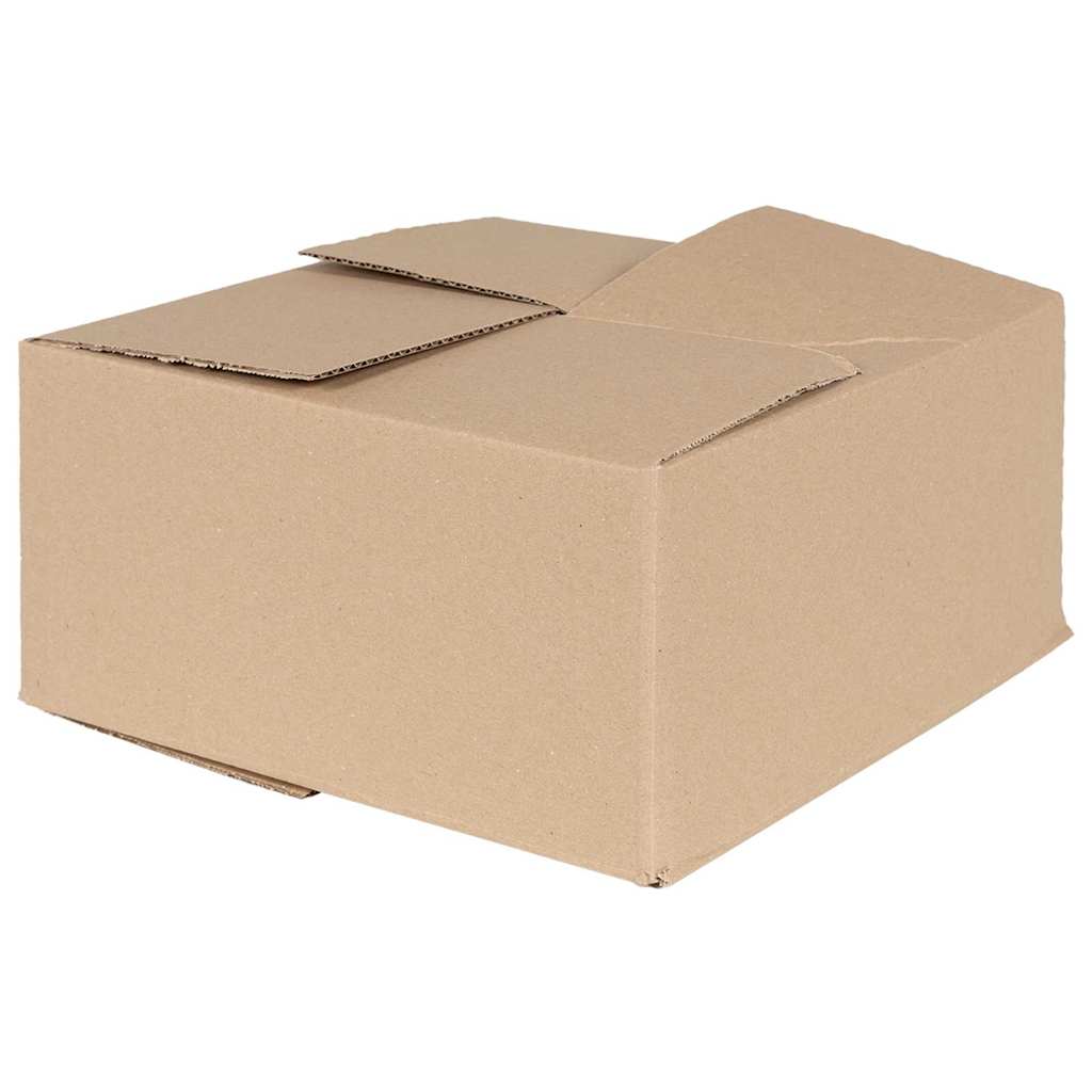Vidaxx Faltbox mit Aufbewahrung 50 Stück Natur 30 x 30 x 15 cm Karton
