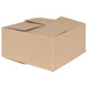 Vidaxx Faltbox mit Aufbewahrung 50 Stück Natur 30 x 30 x 15 cm Karton