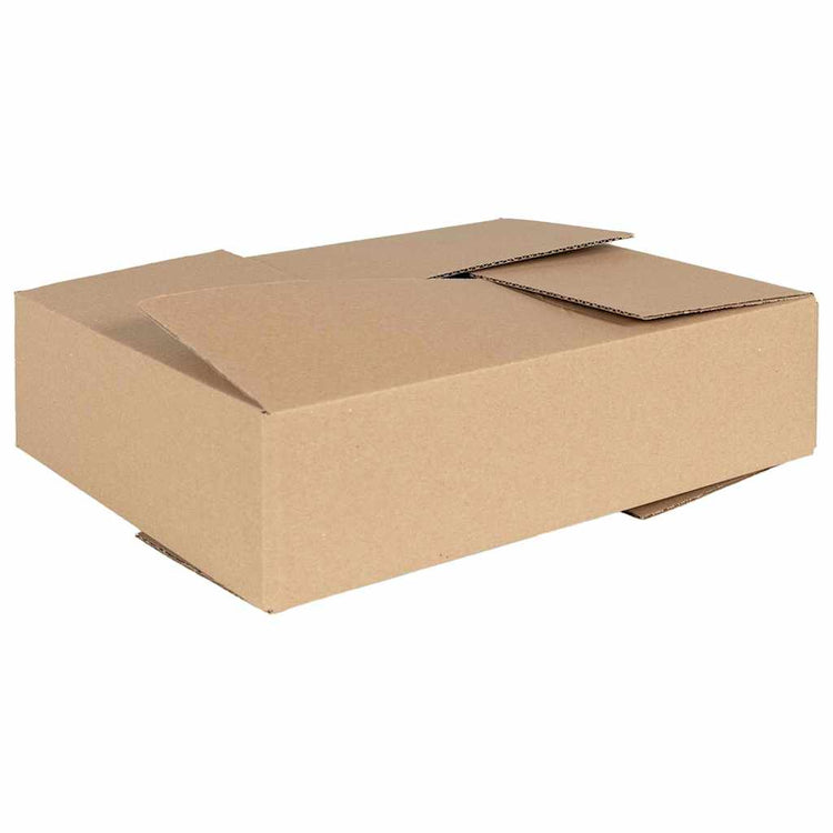 Vidaxx Faltbox mit Aufbewahrung 50 Stück Natur 40 x 30 x 10 cm Karton