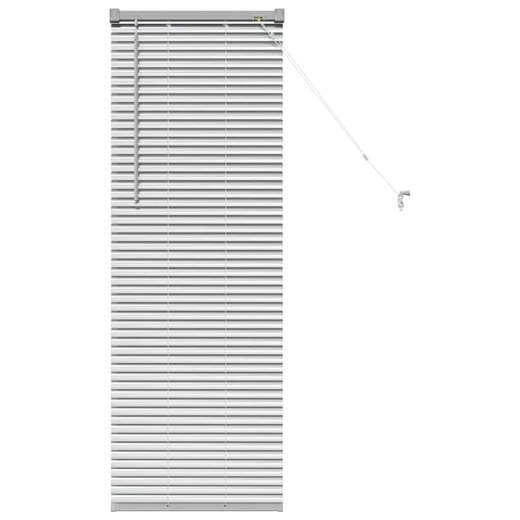 Vidaxx Jalousien Silber 130 x 45 cm Aluminium