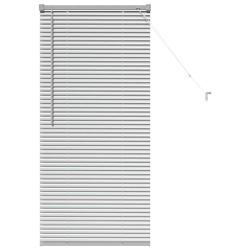 Vidaxx Jalousien Silber 130 x 55 cm Aluminium