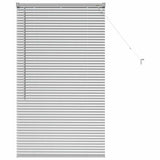 Vidaxx Jalousien Silber 130 x 75 cm Aluminium - afbeelding 2