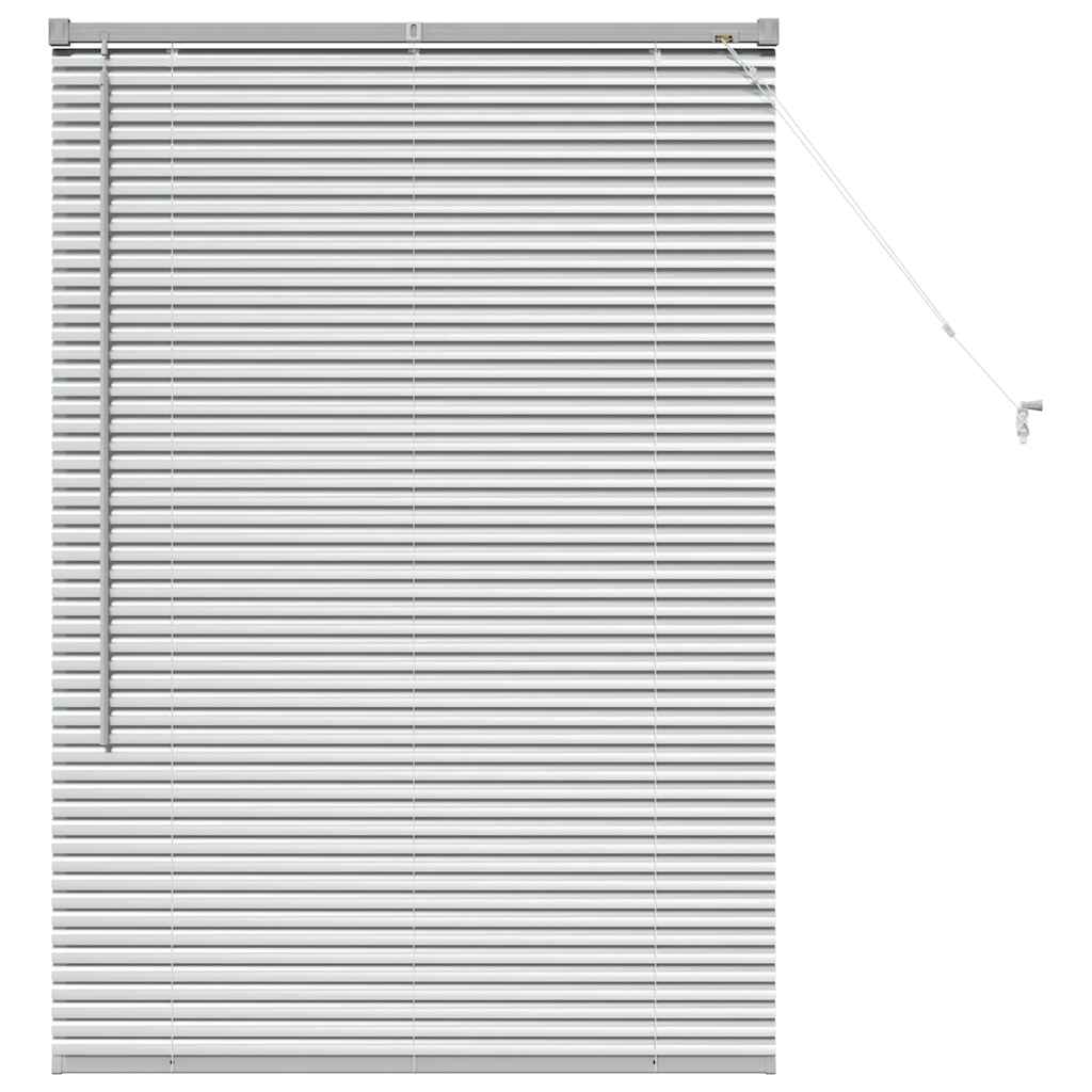 Vidaxx Jalousien Silber 130 x 85 cm Aluminium