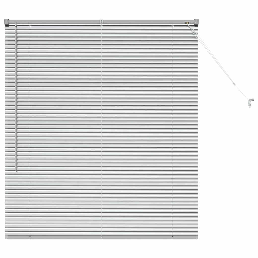 Vidaxx Jalousien Silber 130 x 110 cm Aluminium